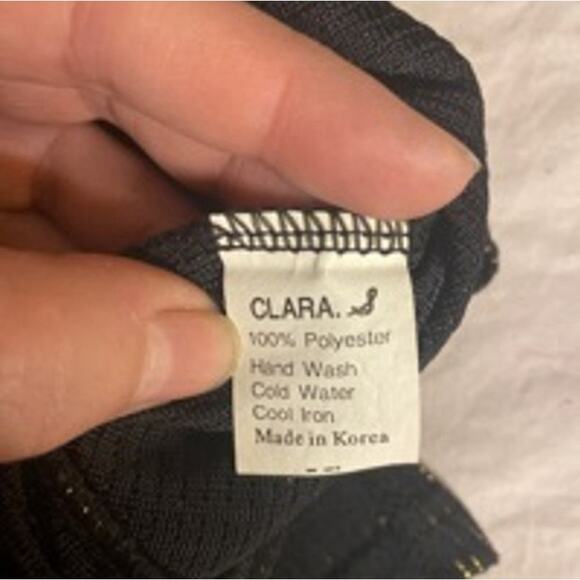 Black Metallic Mesh Tank Top Y2K Clubwear Sparkle Sleeveless M - Picture 5 of 6